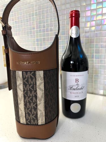 michael kors wine bottle cooler handbag